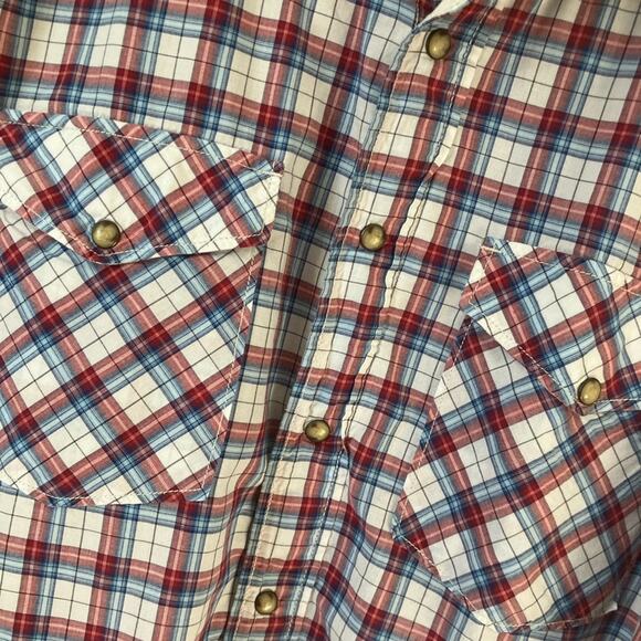 Western Pearl Snap long sleeve shirt by Z.A.C.H.S. Clothing Co large - Picture 9 of 10